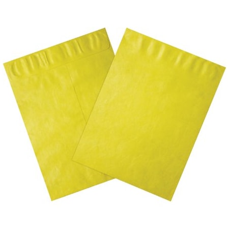 Bsc Preferred 10 x 13'' Yellow Tyvek Envelopes, 100PK BUY00017006